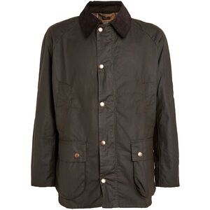 Barbour Ashby Waxed Jacket, Olive, Medium, new without tags